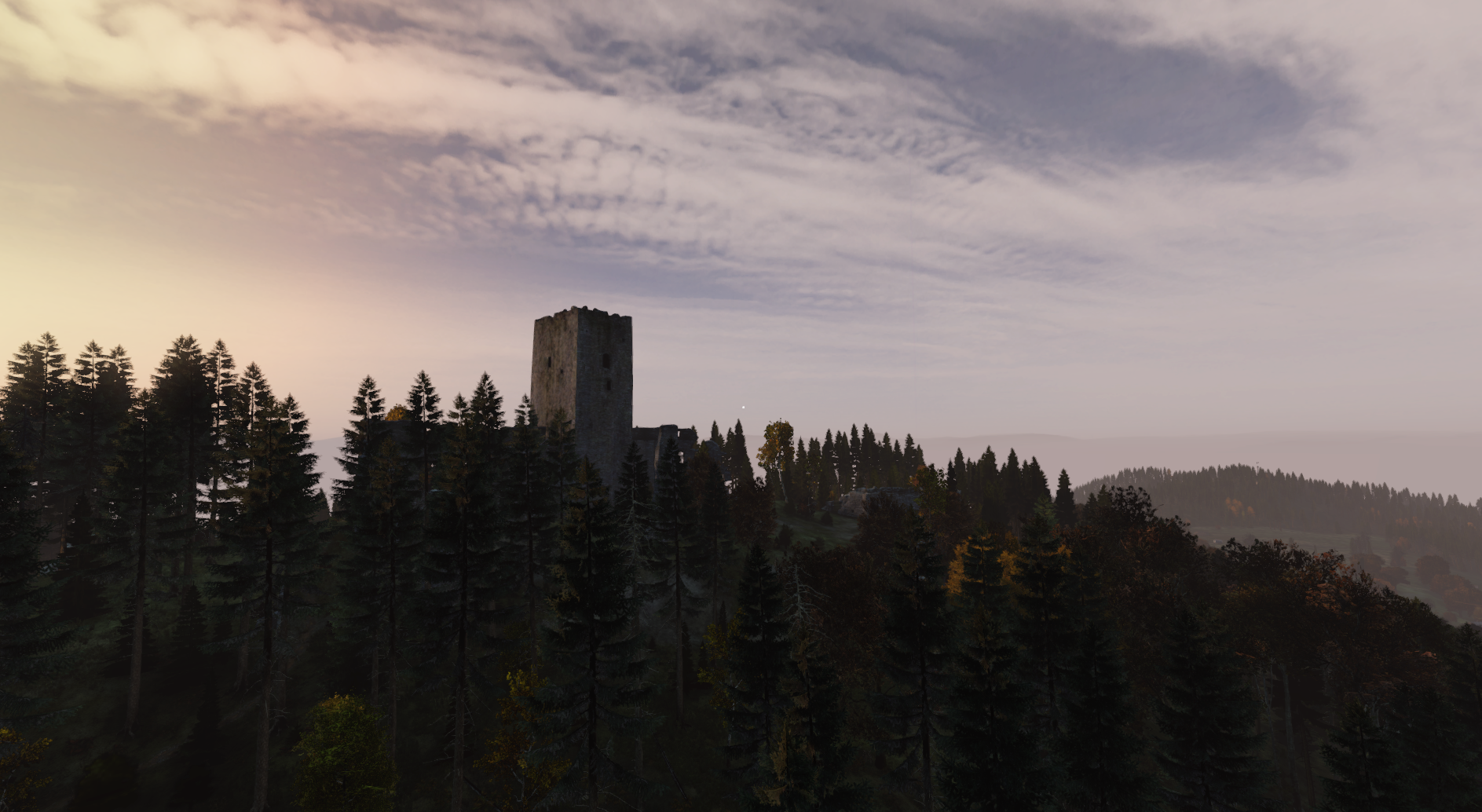 Chernarus castle area on The Collapse server