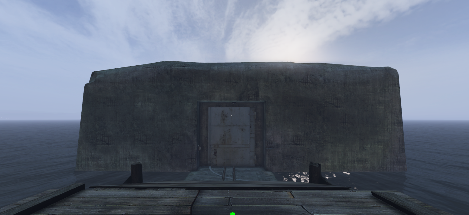 Underwater Bunker exterior entrance